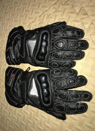 Кожаные мотоперчатки gearx размер xl