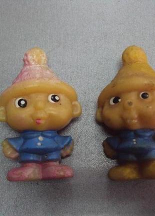 Детская игрушка винтаж гномик ссср гном вася резина лот 2 шт №3317