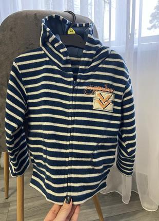 Крутий светр фліска худі на блискавці чудової якості  стильний та зручний в садок  розмір 104