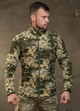 Тактическая флисовая кофта пиксель зу