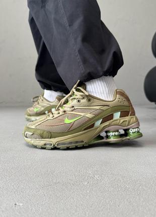 Кросівки чоловічі nike supreme shox ride 2 khaki