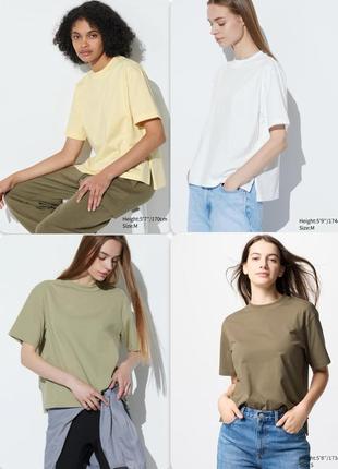 Стильна, універсальна футболка airism cotton uniqlo