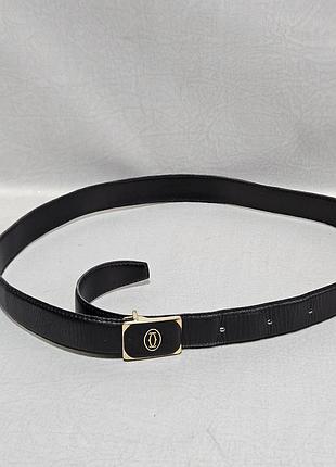 Кожаный ремень в стиле cartier