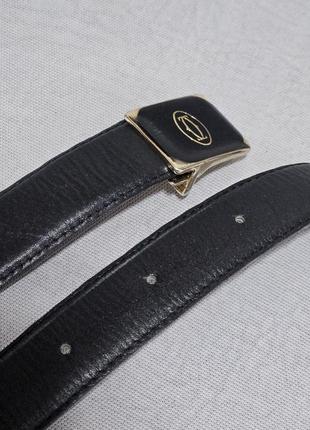 Кожаный ремень в стиле cartier