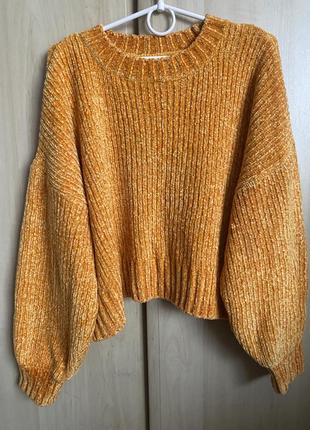 Оранжевый светер h&amp;m