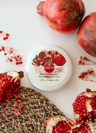 Гранатовый крем для лица и шеи, зоны декольте harems 125 ml