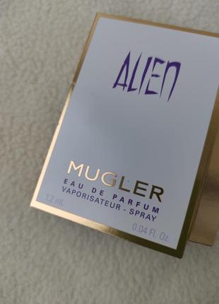 Пробники духов. оригинал. thierry mugler alien. versace. hermes