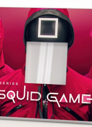 Декоративное зеркало "сериал игра в кальмара. squid game" подарок фанатам сериала...