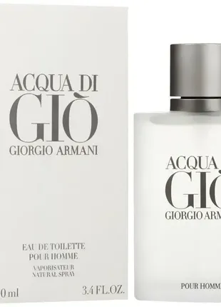 Туалетная мужская вода giorgio armani acqua di gio 100 мл
