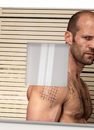 Декоративное зеркало "актер джейсон стейтем. jason statham" сувенир фанатам кино,...
