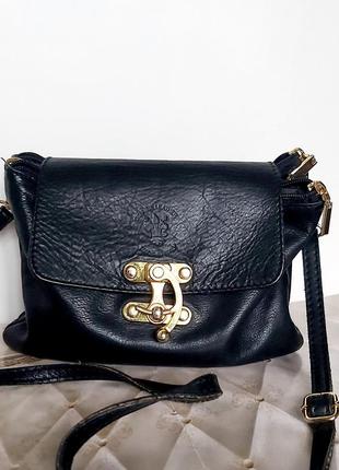 Сумка шкіряна italy крос-боді genuine leather