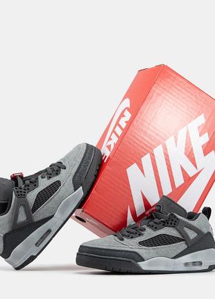 Мужские кроссовки nike air jordan spizike grey джордан серого цвета