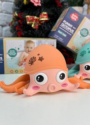 Игрушка в ванну,весели осьминоги 2