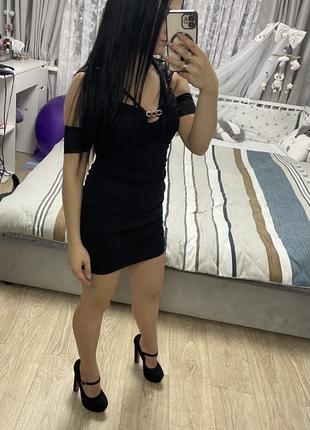 Платье, платье черная,вечерняя, праздничная