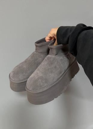 Угги угги угг ugg mini platform dipper thunder