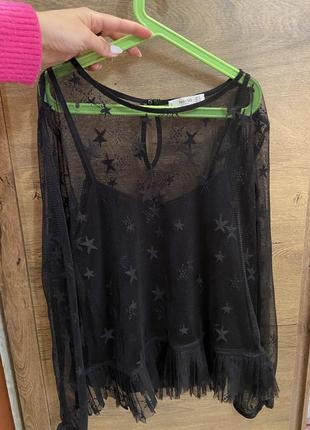 Кофтинка блуза сіточка