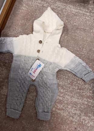 Вязаный ромпер, вязаный человечек