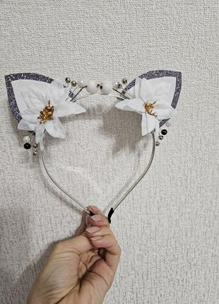Котика ушки обруч кошка