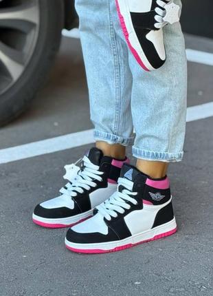 Женские зимние теплые кроссовки из натуральной кожи