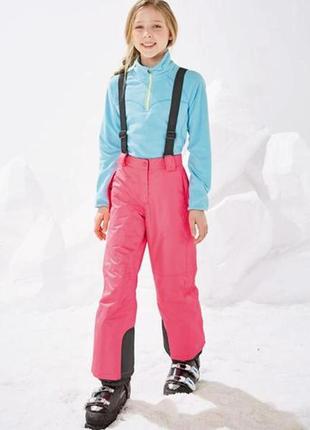 Теплі зимні штани на дівчинку