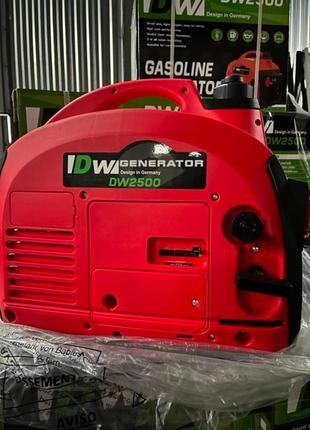 Генератор dw2500 портативный бензиновый однофазный, двухтактный.