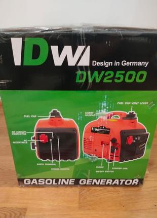 Генератор dw2500 портативный бензиновый однофазный, двухтактный.
