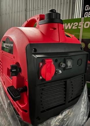 Генератор dw2500 портативный бензиновый однофазный, двухтактный.