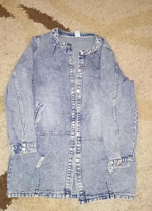 Продам пиджак джинсовый