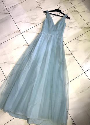 Вечернее нарядное нежное фатиновое платье sorella vita xs-s (36)