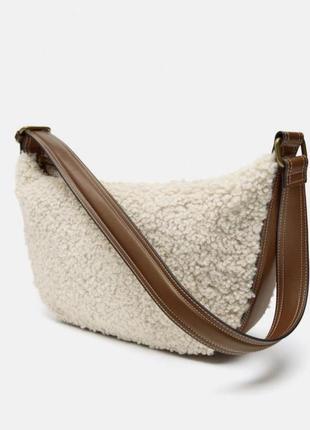 Сумка хутряна zara