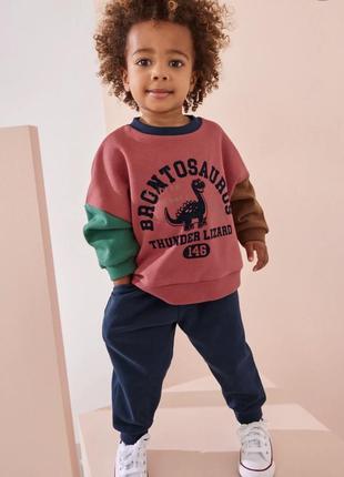 Новый флисовый теплый спортивный костюм 98 104 next h&m carter's zara