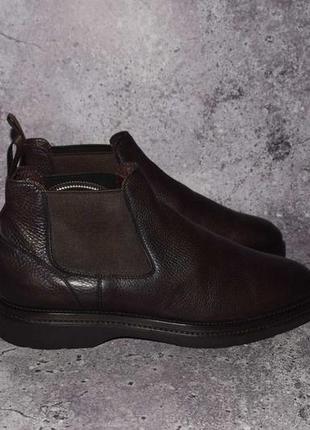 Santoni loro piana chelsea fur boot (зимние премиальные ботинки италия