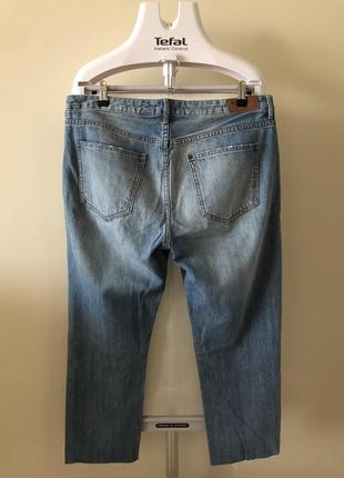 Стильные укороченные джинсы л-лх2 фото