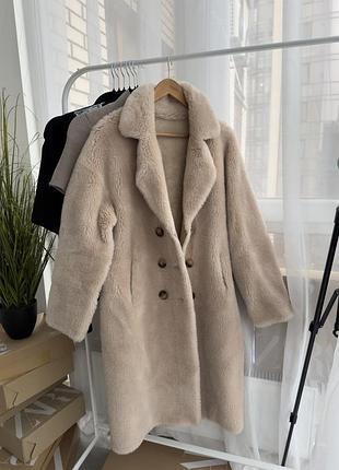 Натуральная шуба из овцы овчины зимнее тепло