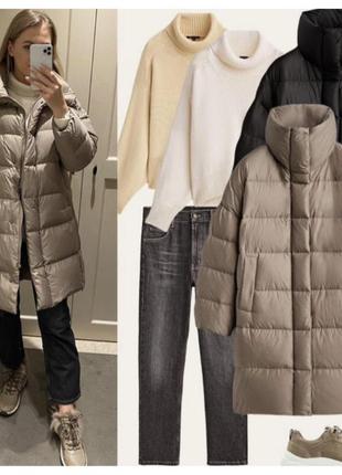 Пуховик massimo dutti оригінал