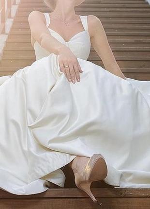 Свадебное брендовое платье5 фото
