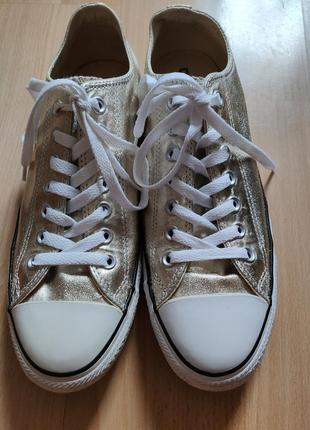 Converse 42 р. золотистые, стелька 27 см.5 фото
