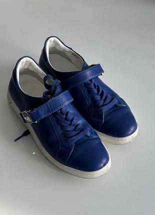 Versace туфли синие