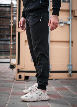 Штаны custom wear тонкий флис classic black4 фото