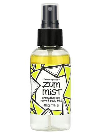 Zum mist, спрей для ароматерапии для помещений и тела, лемонграсс, 118 мл