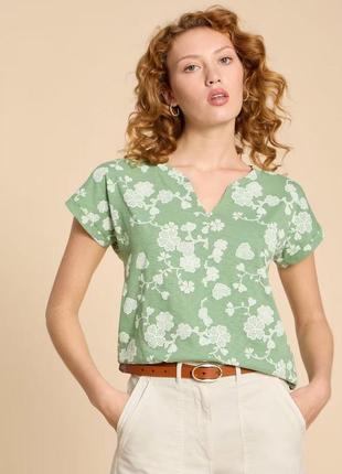 Блуза white stuff, хлопок