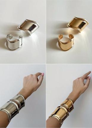 Браслет серебро/золото бренд тренд