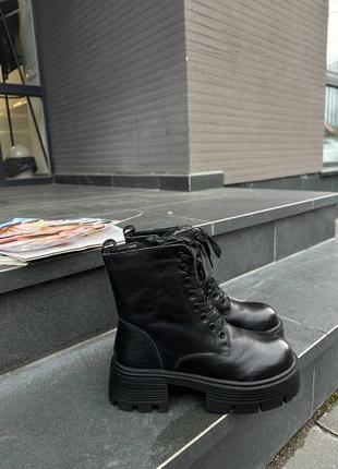 Трендовые ботинки сапоги зимние9 фото