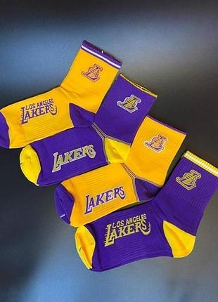 Високі шкарпетки nba lakers баскетбольні шкарпетки