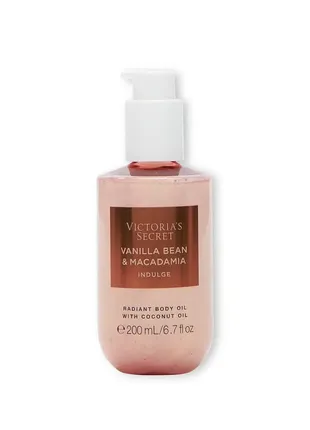 Масло с шиммером для тела victoria’s secret vanilla bean & macadamia