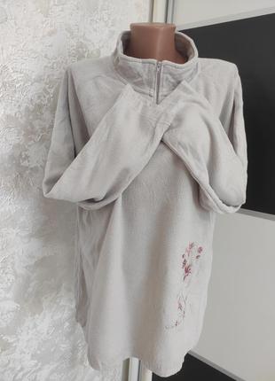 Флисовая кофта женская xl/xxl (к139)