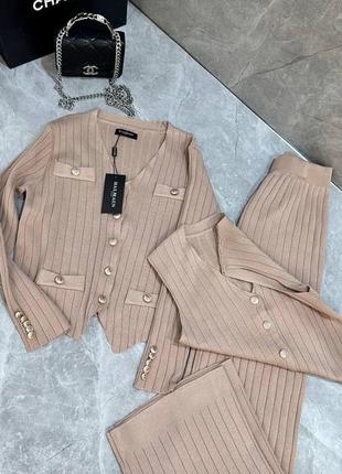 Костюм тройка( брюки) женский balmain, s<unk> m