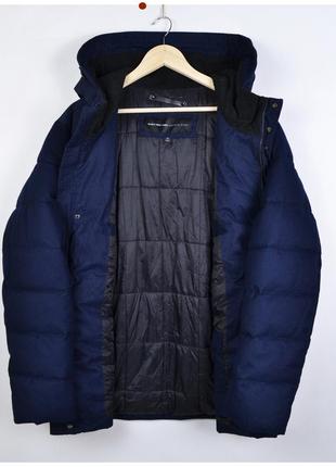 Мужская зимняя куртка andrew marc <unk> xl <unk> плотная теплая дутая на синтепоне пуховик с капюшоном10 фото