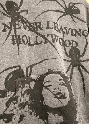 Теплый худи never leaving hollywood 2