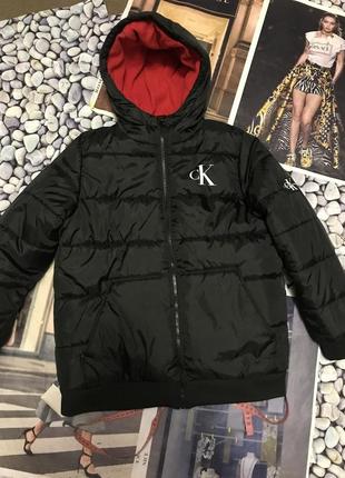 Куртка # зимова тепла куртка для хлопчика calvin klein